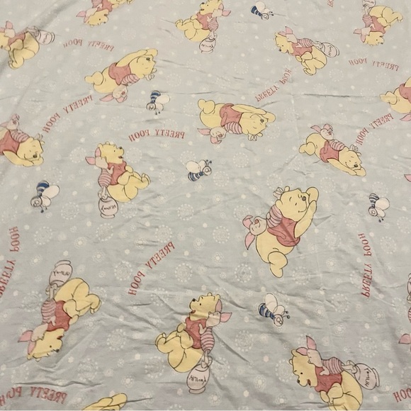 Winnie the Pooh Piglet Flat Bed Sheet 70” x 57” - Picture 11 of 15